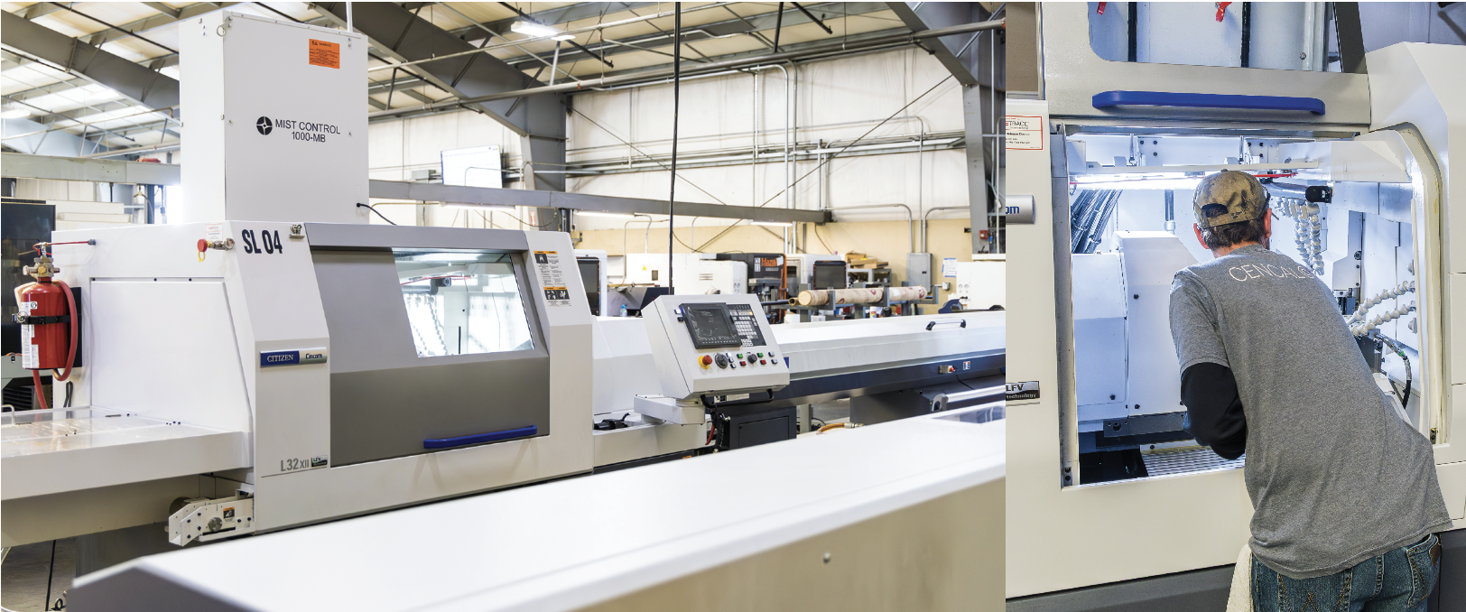 A year ago, CenCal CNC had no Swiss turning. Today, they have four Citizens; two L20s and two L32s.